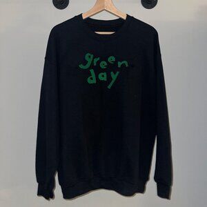 Black Green Day Dookie 90s Pop Punk Rock Band Music Crewneck Sweatshirt